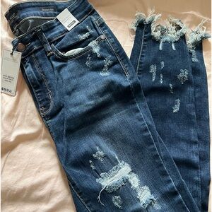 Judy Blue size 9 mid rise dark wash